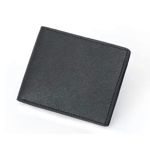Schwarze Leder Geldbörse