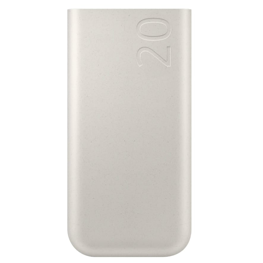 Weisse Powerbank von oben