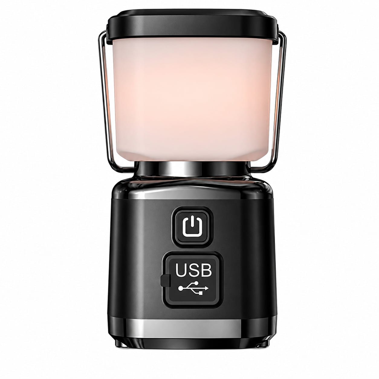 Compact LED Camping Lantern with USB-C & 3 Light Modes