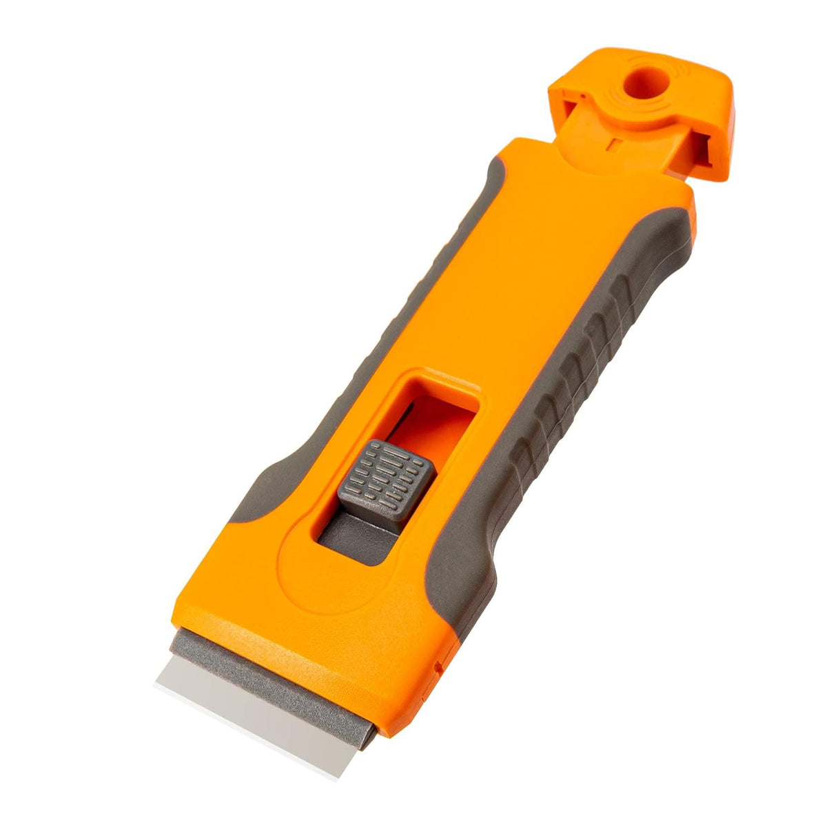 Orange-grauer, verstellbarer Glasschaber
