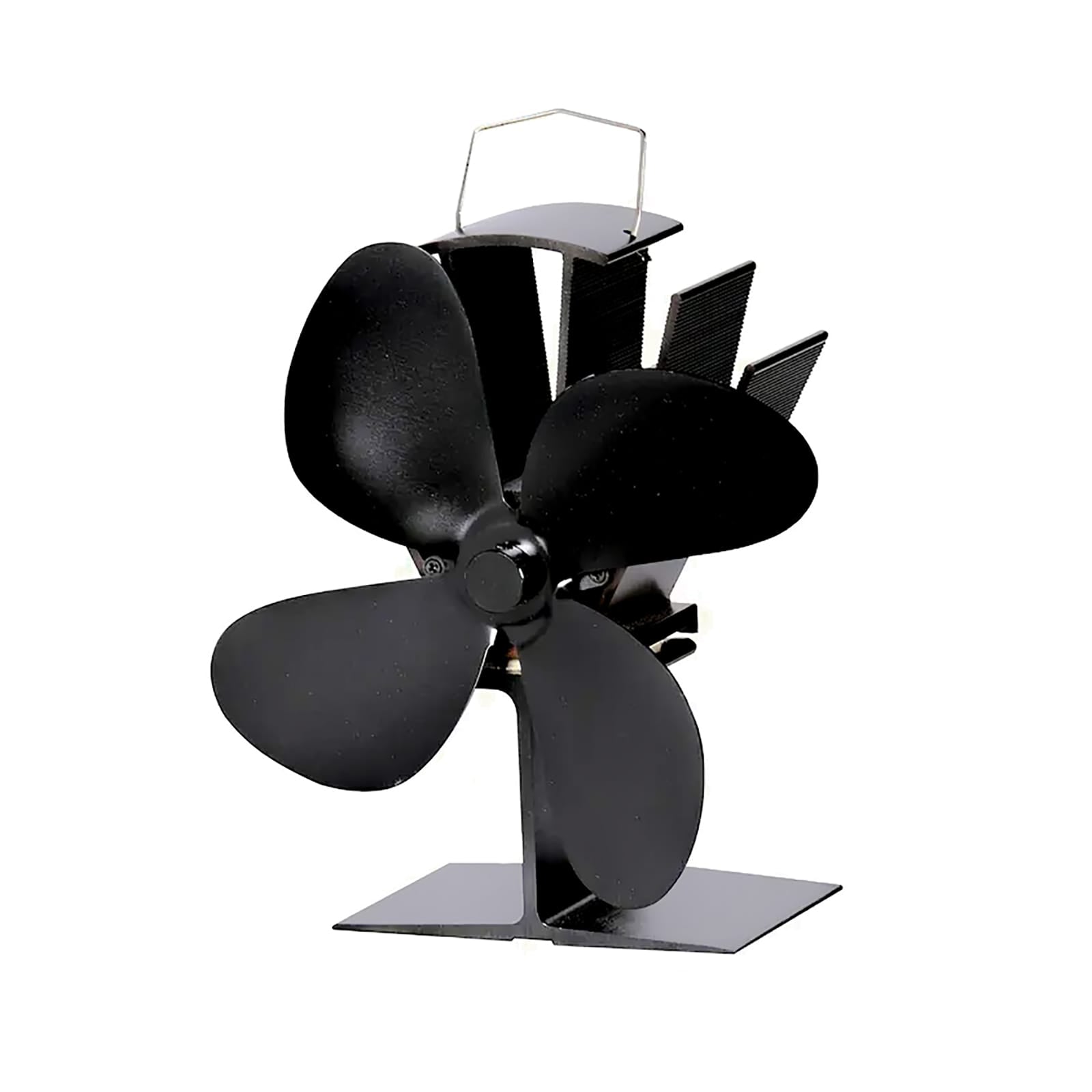 Schwarzer Ofenventilator
