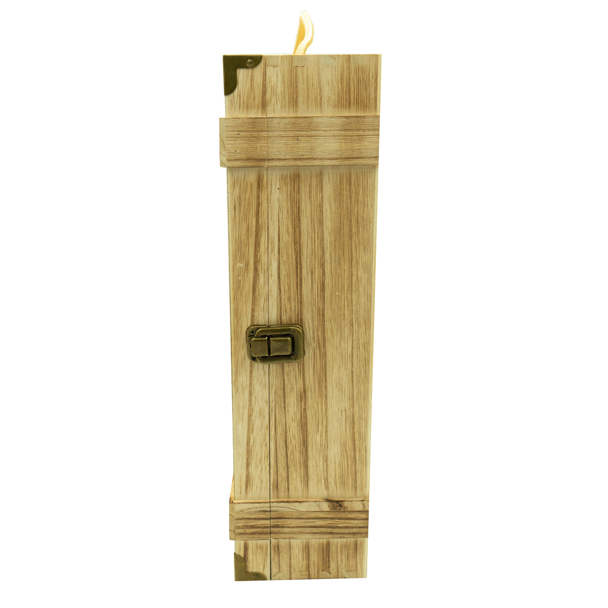 Weinkiste aus Holz für 2 Flaschen «In vino veritas»