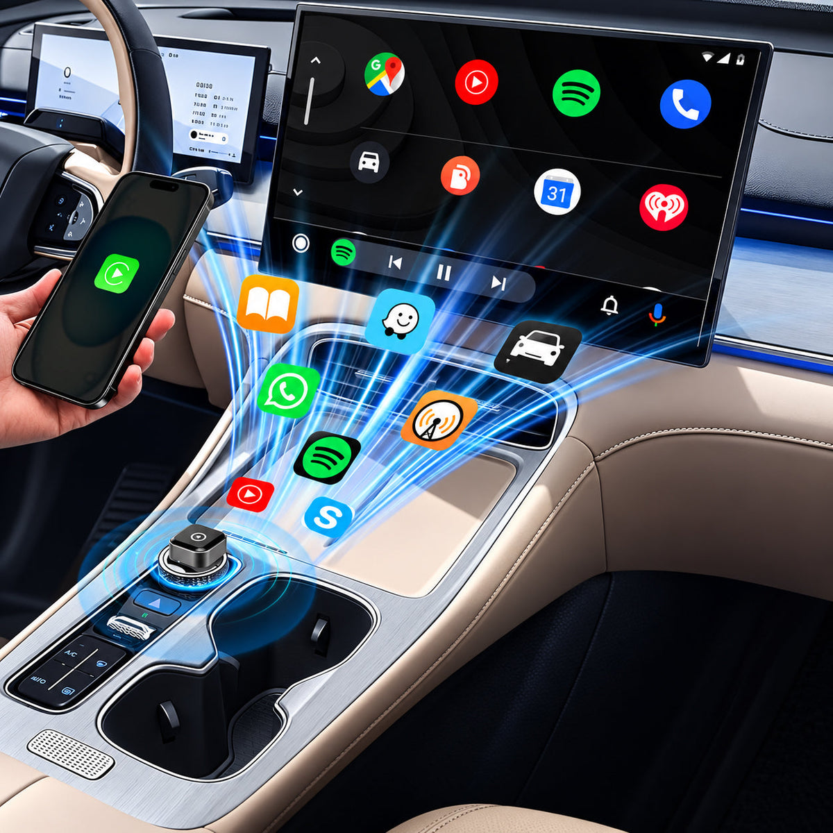 Wireless CarPlay & Android Auto Adapter