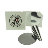Silberne Wein Drop-Stoppers mit Papierverpackung