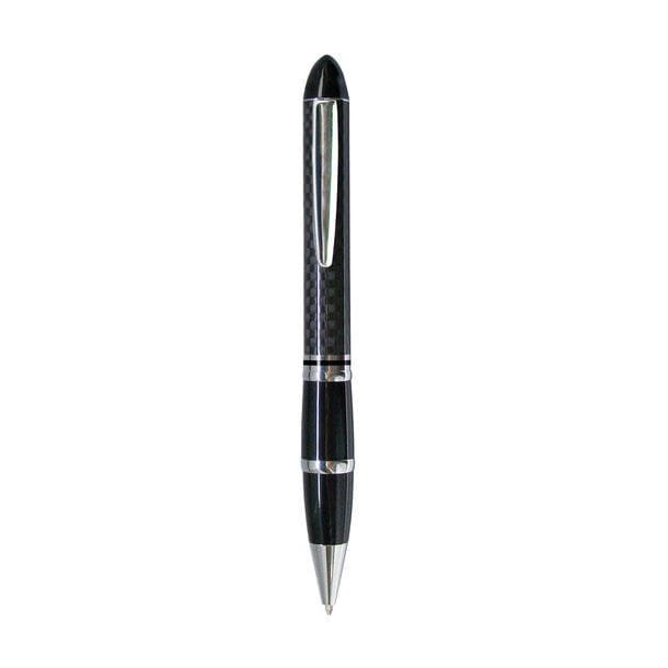 Moderner Carbon-Kugelschreiber mit schwarzen Details