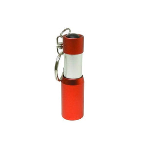 Rote Schlüsselanhänger-Taschenlampe