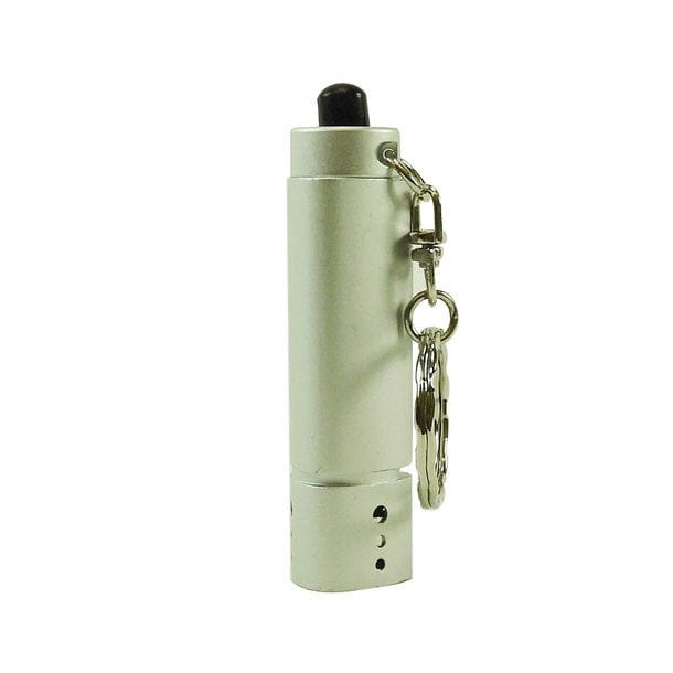 Weisse Schlüsselanhänger-Taschenlampe