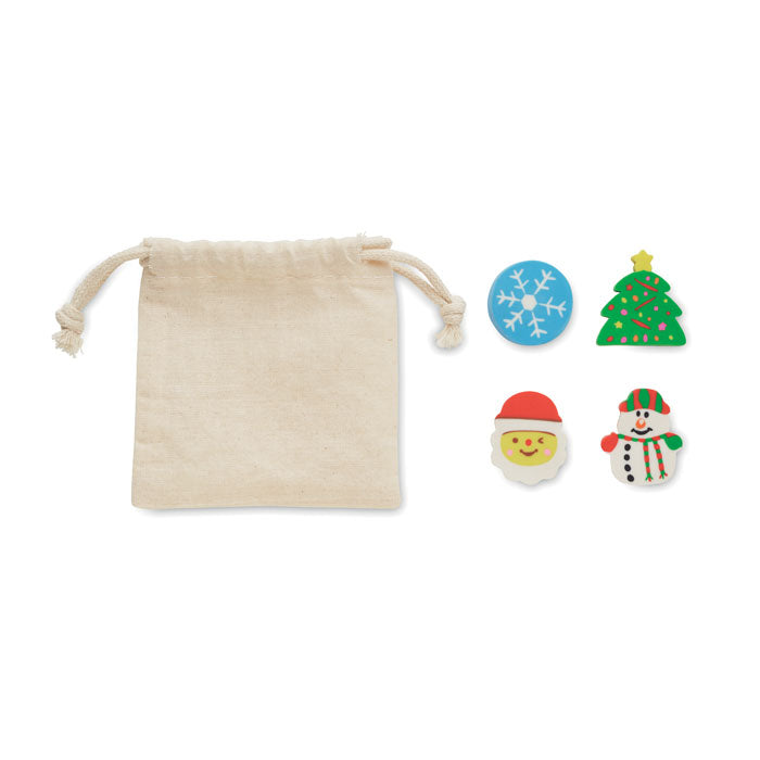 Lot de 4 gommes