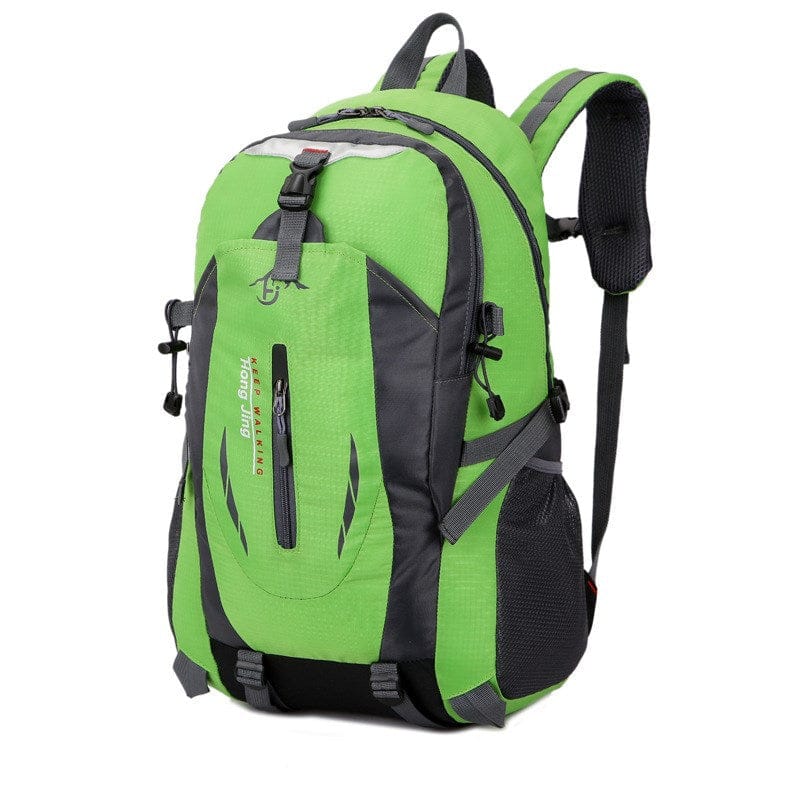 Grün-schwarzer Wanderrucksack