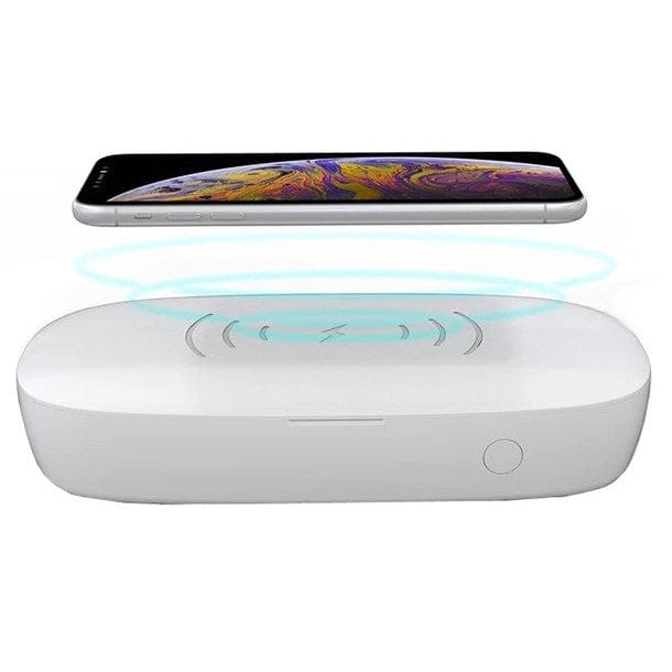 Wireless Charger auf der Sterilisator Box