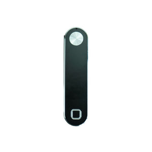 Schwarzer, verstellbarer iPhone Mount eingeklappt