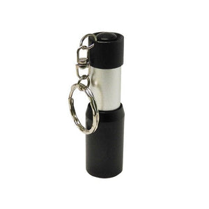 Schwarze Schlüsselanhänger-Taschenlampe