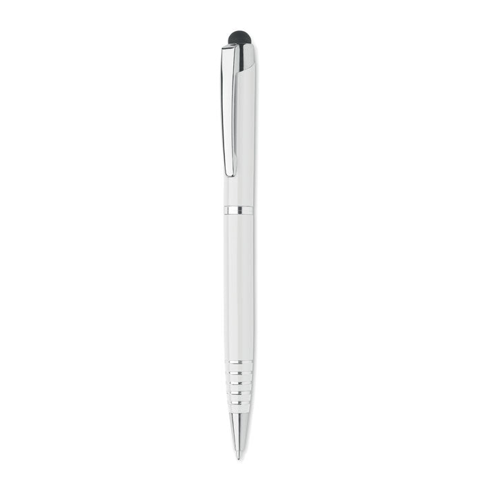 Twist-Action Ballpoint Pen with Stylus
