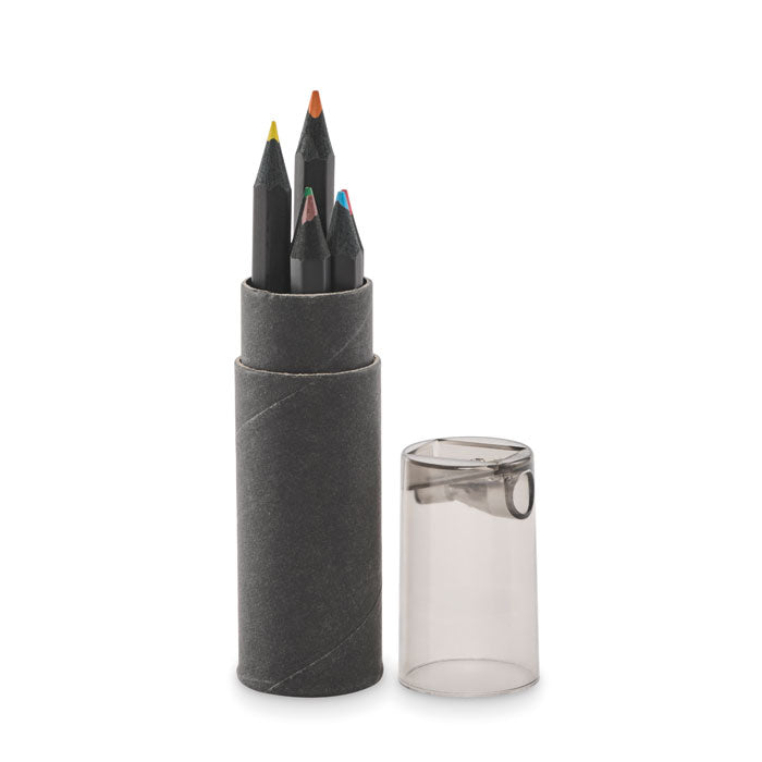 Set de crayons de couleur avec taille-crayon