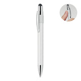 Retractable ballpoint pen with stylus