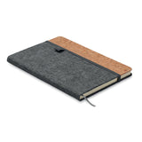 Carnet de notes A5 en feutre RPET