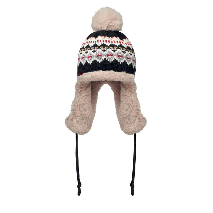 Bonnet d'aviateur tricoté