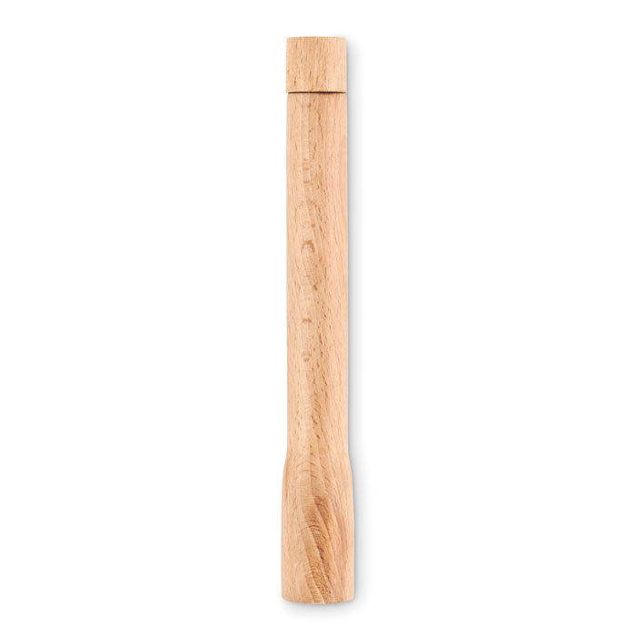 Lampe torche COB en bois