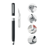 Pen with cleaning set