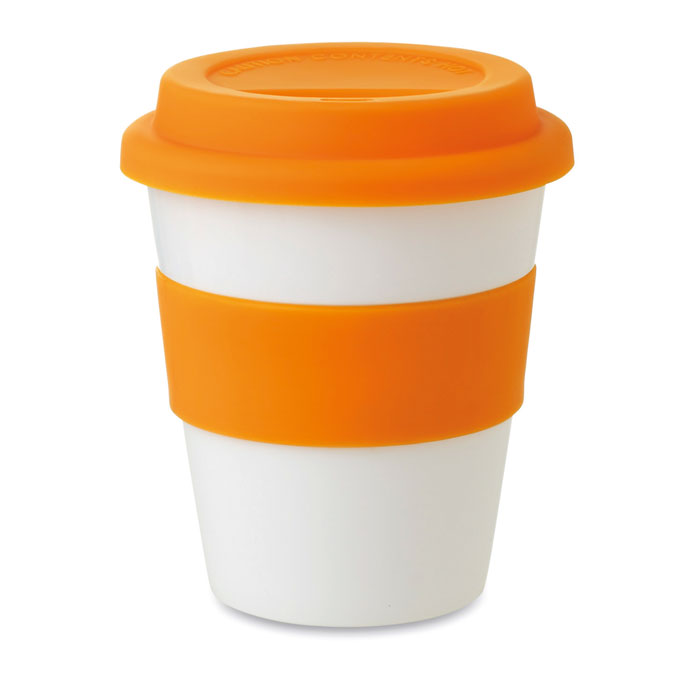 PP cup with silicone lid