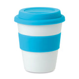 PP cup with silicone lid