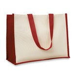 Cabas en jute/toile