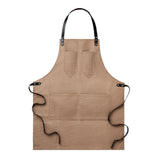 Tablier de cuisine en cuir