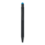 Push-button ballpoint pen with stylus