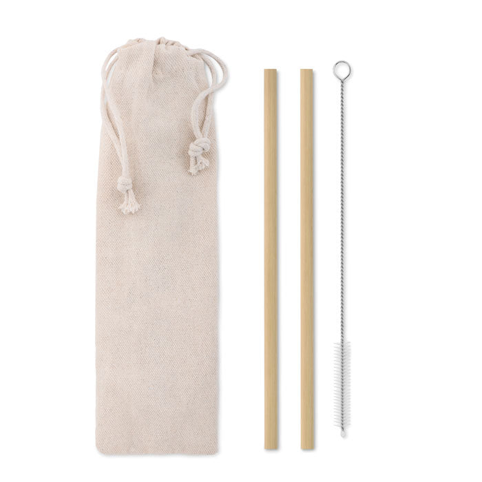 Bamboo Straw Set