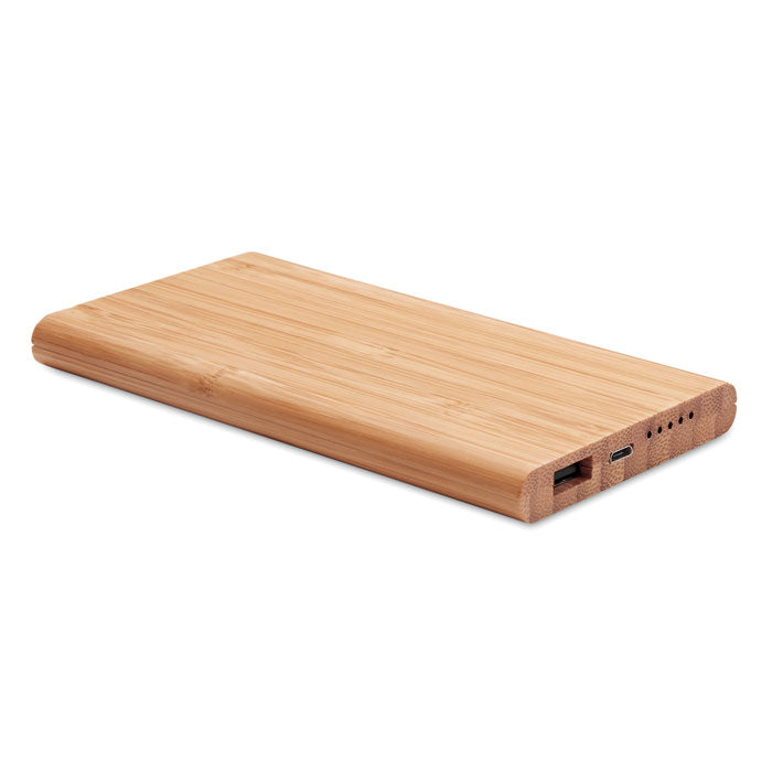 Inductive Bamboo Power Bank