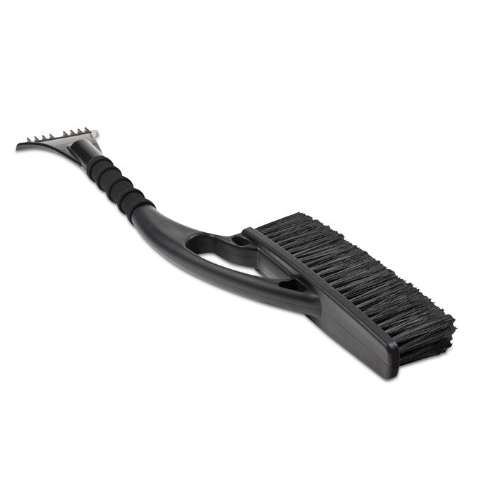 Snow brush with ice scraper