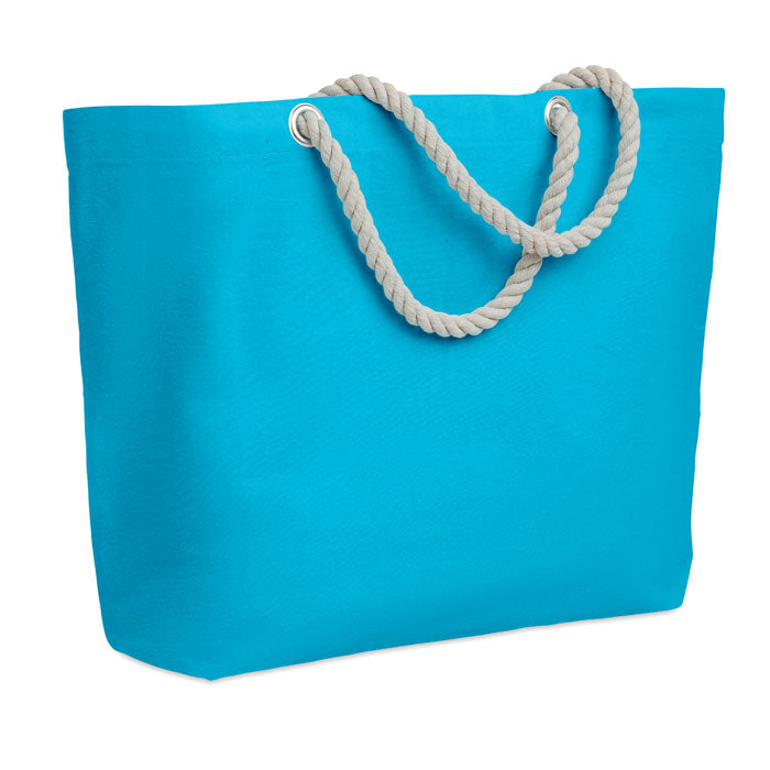 Sac de plage avec poignée en cordelette