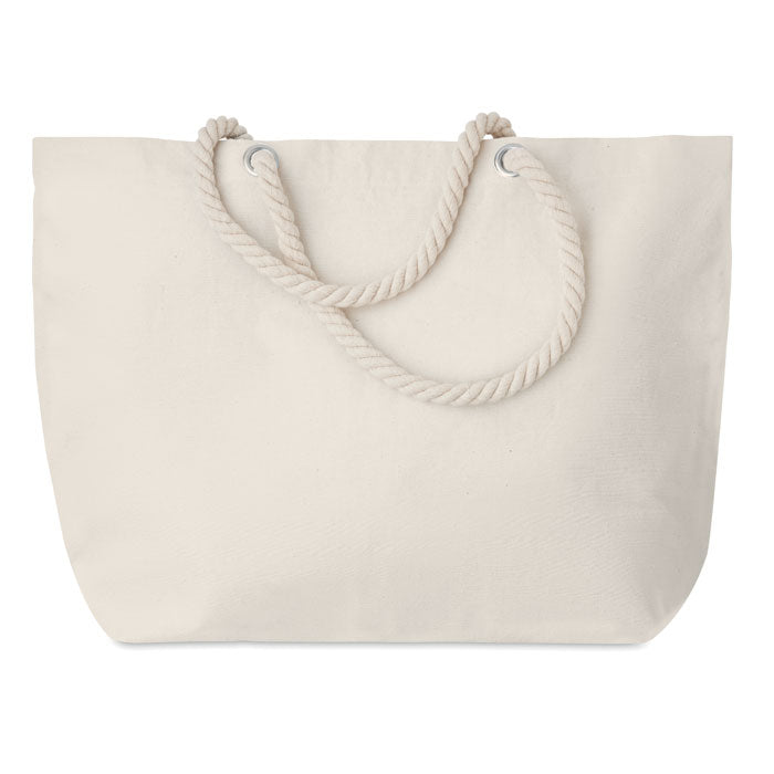 Sac de plage avec poignée en cordelette