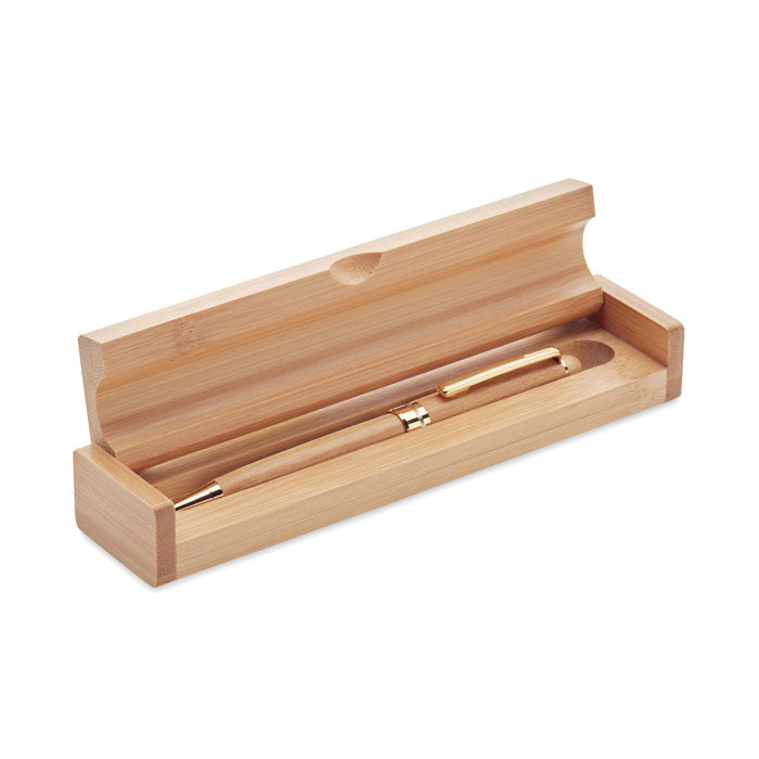 Bamboo Swivel Ballpoint Pen