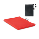 Serviette de sport en RPET avec pochette