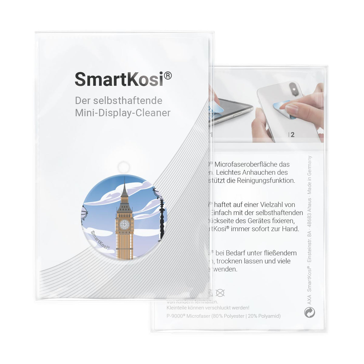 Nettoyant pour écran SmartKosi® Ø 2,8 cm - Délai de livraison 2 semaines ! Pack tout inclus