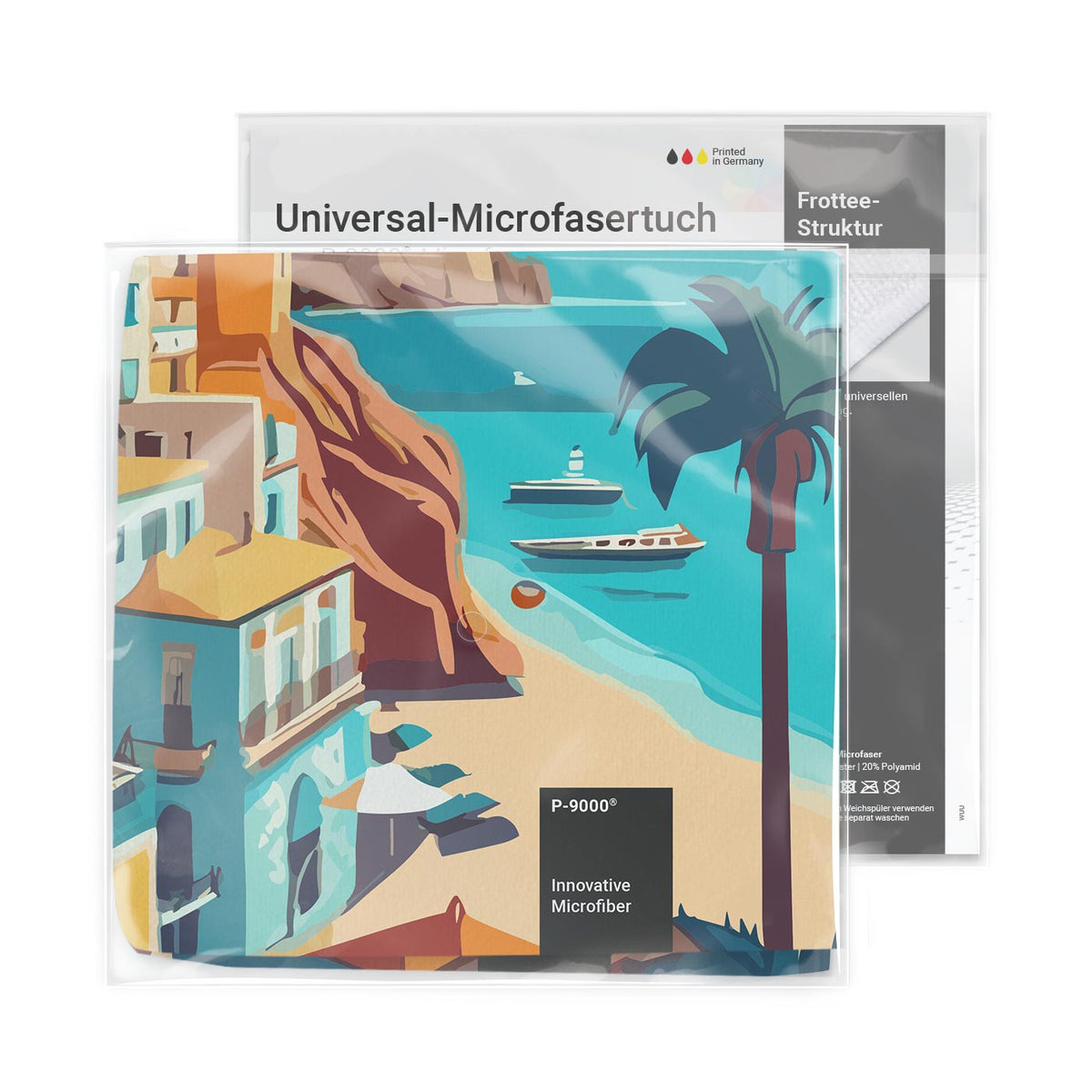 Chiffon microfibre universel 30x30 cm, Pack tout compris