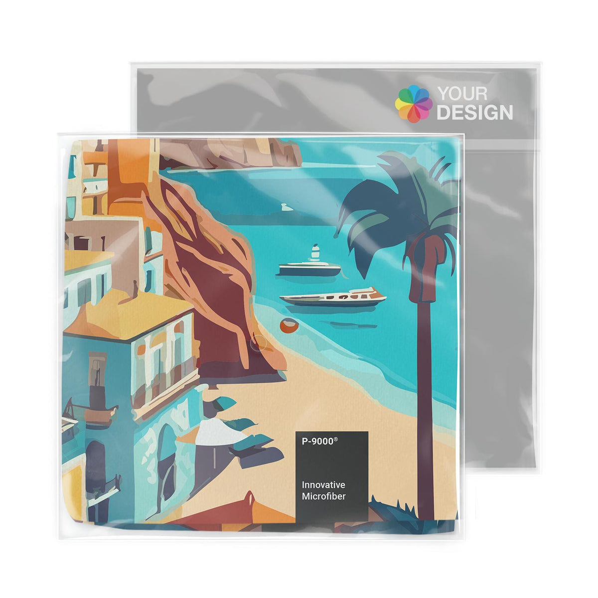 Chiffon microfibre universel 30x30 cm, pack tout compris
